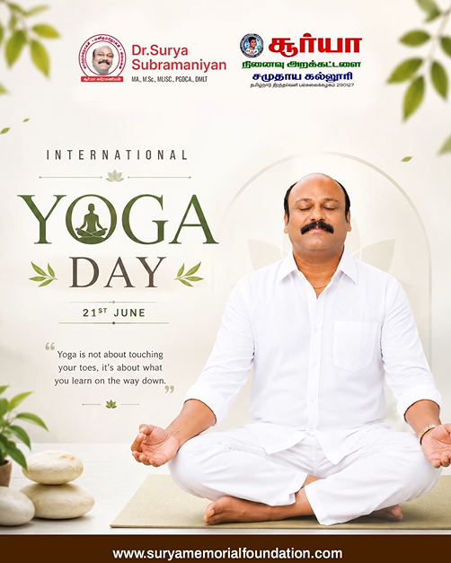 International Yoga Day 2026 – Embrace Peace, Balance & Wellness | Surya Memorial Foundation